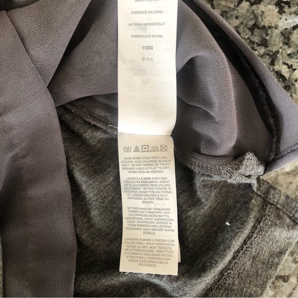 J CREW Gray Metallic Lace Panel Tank Top - Picture 10 of 12